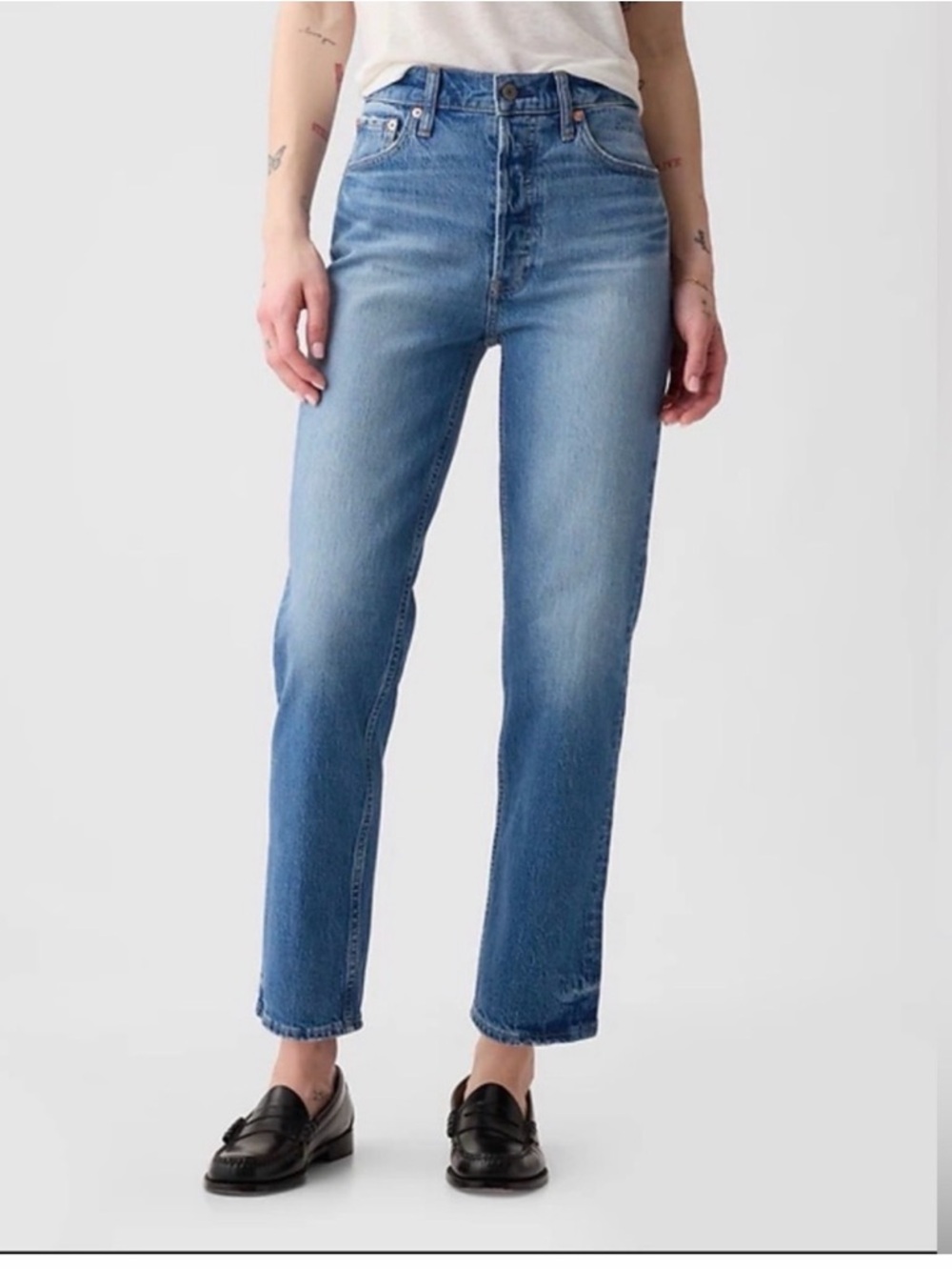 Gap Cheeky Straight High Rise Jeans ~ Size 12L